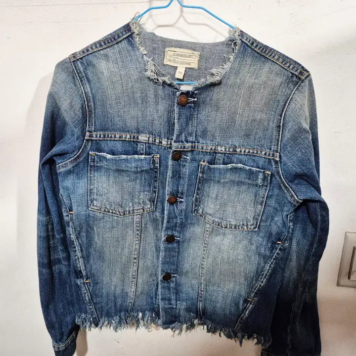 [BUNJANG] Current/Elliott Denim Cut-off Jacket / 커렌트 엘리엇  CURRENT/ ELLIOTT 데님 컷오프 자켓
