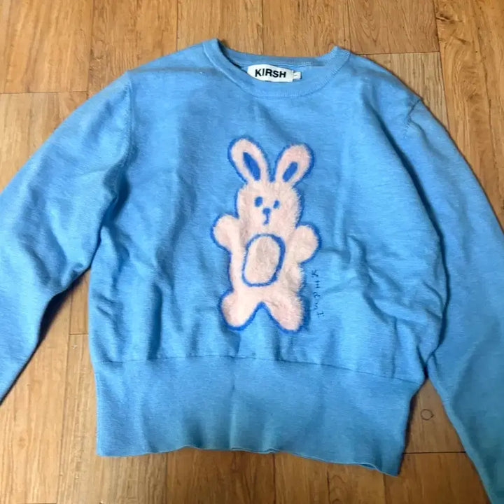 [BUNJANG] Kirsh Rabbit Embroidered Knit &amp; Skirt Set / 키르시 토끼니트와 스커트