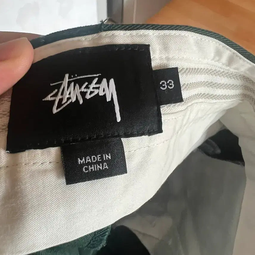 [BUNJANG] Stussy Work Pants Green / Stussy 워크 팬츠 33 그린