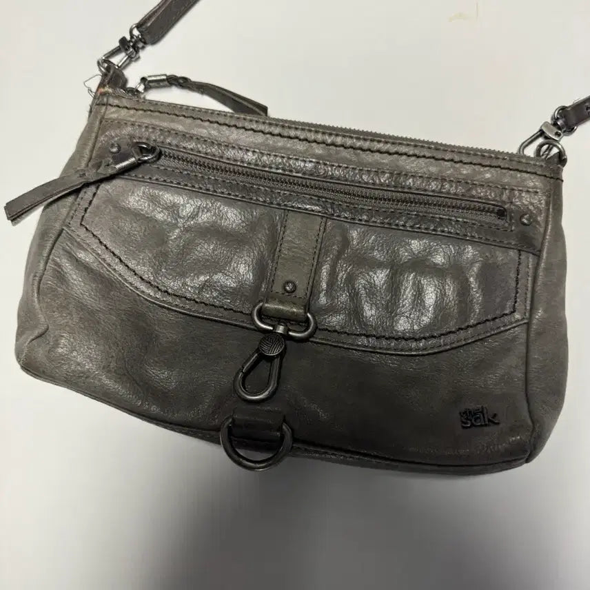 [BUNJANG] The Sak Natural Buffalo Leather Crossbody Bag / 여성 the sak 천연 버팔로 가죽 크로스백 F