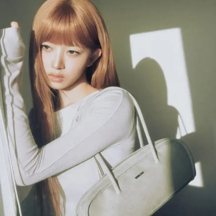 [BUNJANG] Miseki Seoul Twill Baguette Bag Charcoal / 미세키서울 트윌 바게트백 차콜, 더스트그레이