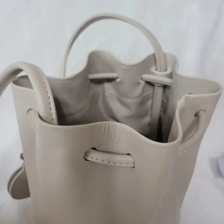 [SOLD OUT] hoze 호재 베이지 버킷백 숄더백 복조리백
