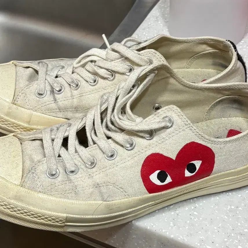 [BUNJANG] Comme des Garçons Converse Sneakers / 꼼데가르송 컨버스
