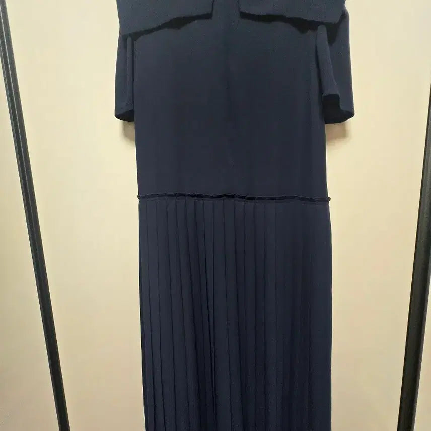 [BUNJANG] It MICHAA Navy Pleated Long Dress / 잇미샤 네이비 플리츠 롱 원피스 새상품급