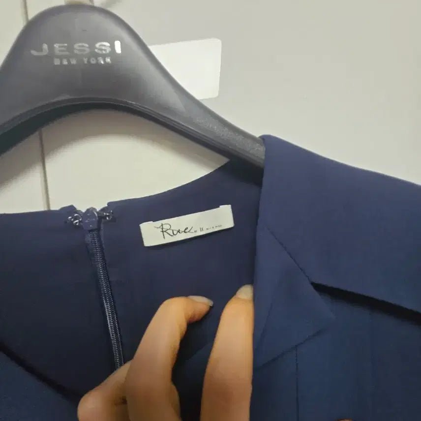 [BUNJANG] It MICHAA Navy Pleated Long Dress / 잇미샤 네이비 플리츠 롱 원피스 새상품급
