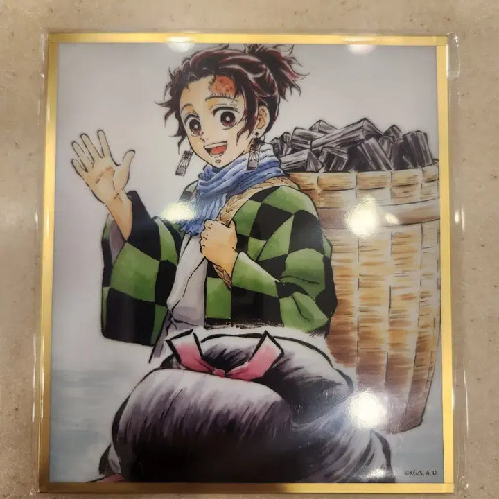 [BUNJANG] Demon Slayer Web Shop Kuji Infinity Castle Arc Acrylic Shikishi Kamado Tanjiro / 귀멸의칼날 웹샵쿠지 무한성편 아크릴색지 A01 카마도 탄지로