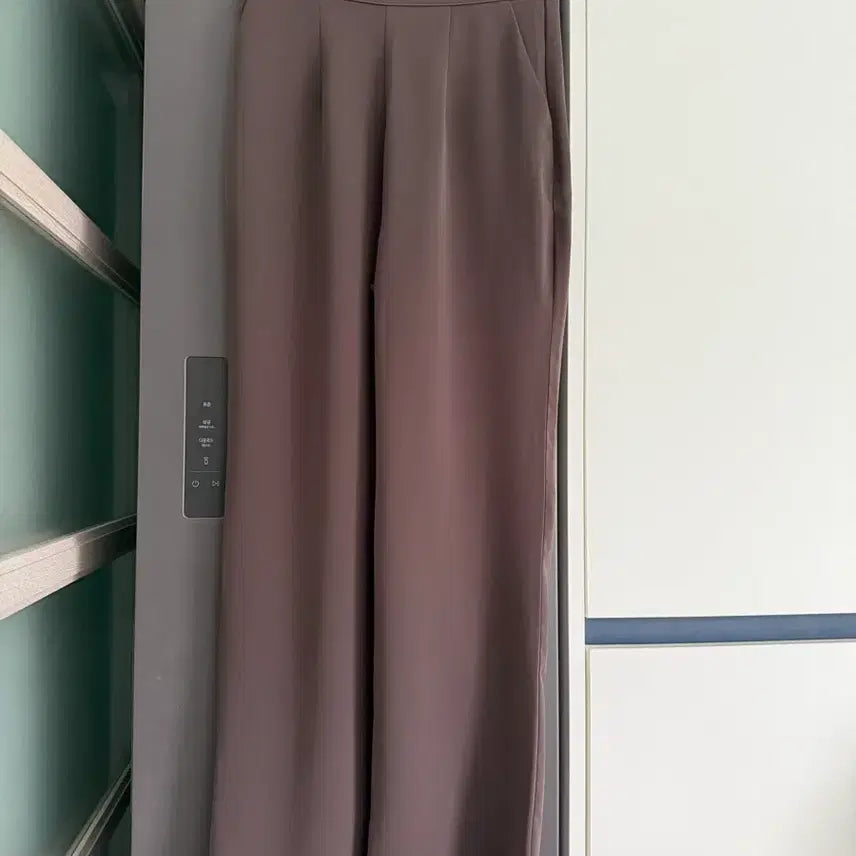 [BUNJANG] Leine New Brown Wide Pants Slacks (Size S) / 렌느 새제품 S 와이드 팬츠 슬랙스 브라운 바지