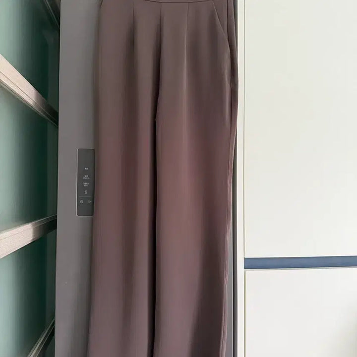 [BUNJANG] Leine New Brown Wide Pants Slacks (Size S) / 렌느 새제품 S 와이드 팬츠 슬랙스 브라운 바지