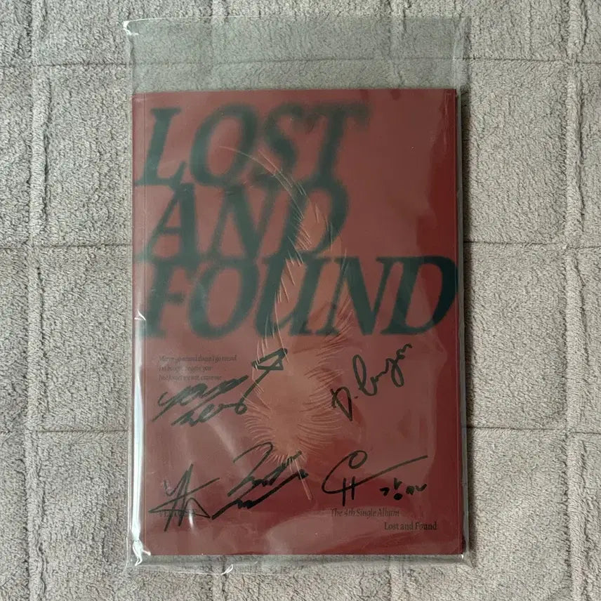 [BUNJANG] VERIVERY Kangmin &amp; Gyehyeon Signed Album - LOST N FOUND / 베리베리 레드 친필 싸인 앨범 로스트 앤드 파운드 강민 계현