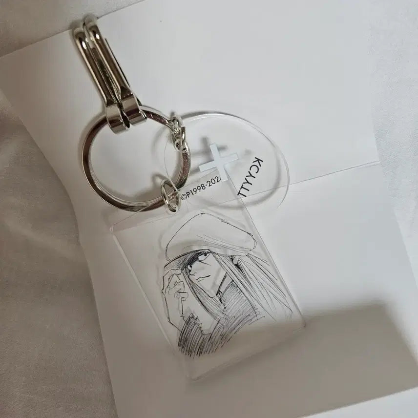 [BUNJANG] Hunter x Hunter Jump Shop Kite Acrylic Keyring / 헌터헌터 점프샵 원화 카이토 아크릴 키링
