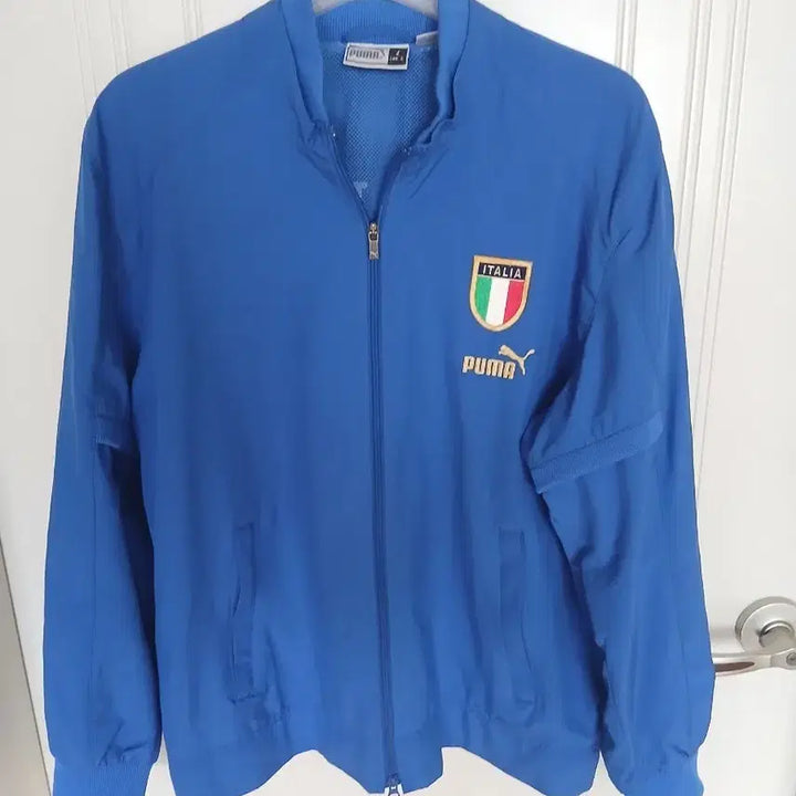[BUNJANG] Puma Italy Windbreaker Blue / 푸마 이탈리아 바람막이 블루   100~105