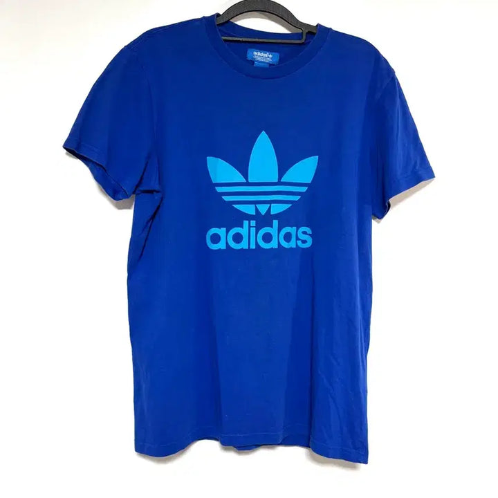 [BUNJANG] Adidas Trefoil T-Shirt Blue Cotton Size 100 / 아디다스 블루 반팔 티셔츠 100