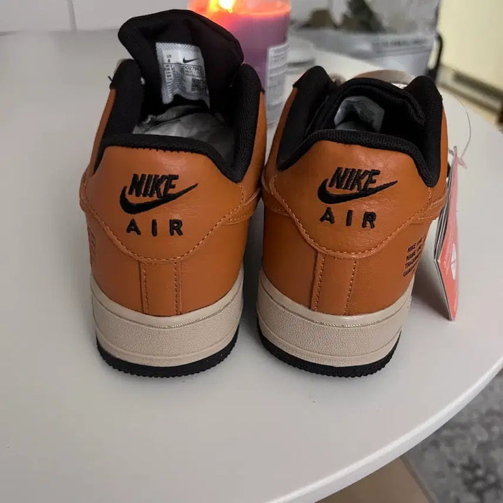 [BUNJANG] Nike Air Force 1 Low Gore-Tex Brown Curry Sneakers / 나이키 에어포스 1 로우 고어텍스 브라운 커리