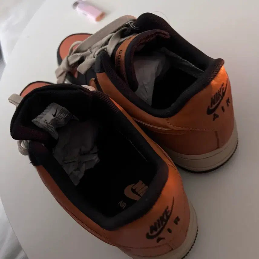 [BUNJANG] Nike Air Force 1 Low Gore-Tex Brown Curry Sneakers / 나이키 에어포스 1 로우 고어텍스 브라운 커리