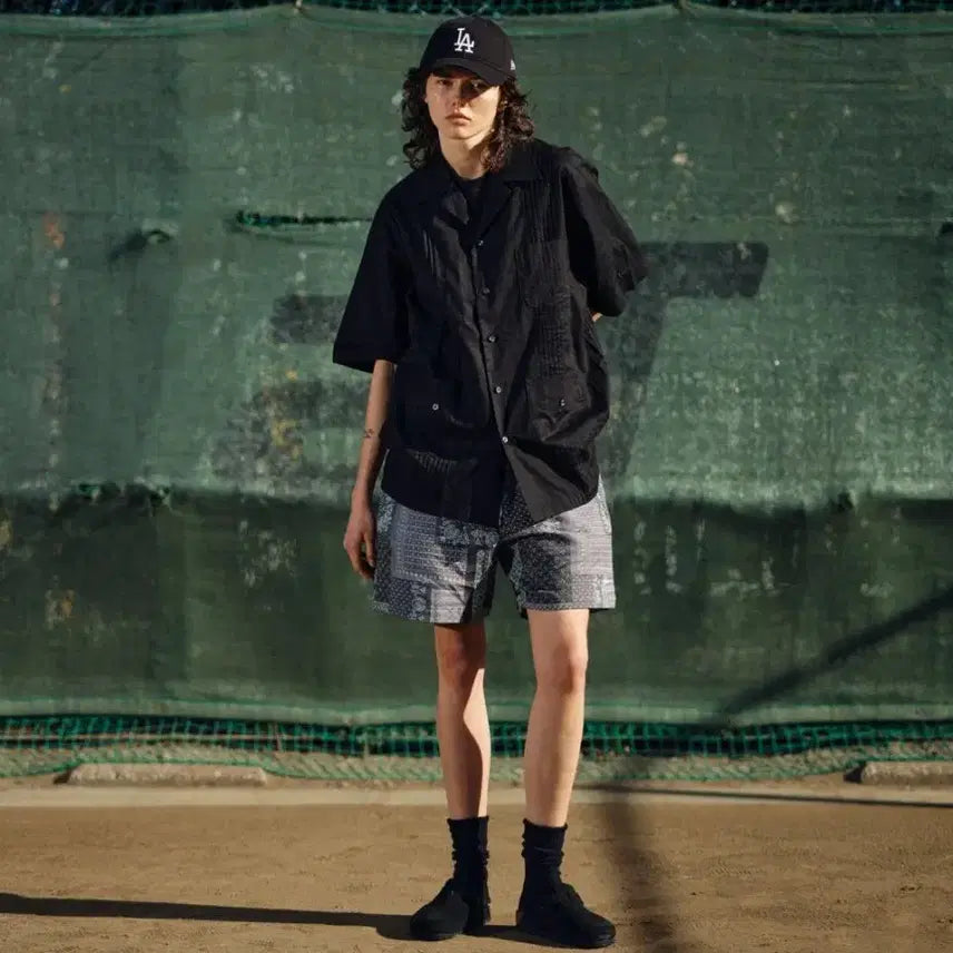 [BUNJANG] New Era Japan Black Label Linen Shirt (2XL) / 뉴에라 JAPAN 블랙라벨 (2XL) 린넨 셔츠