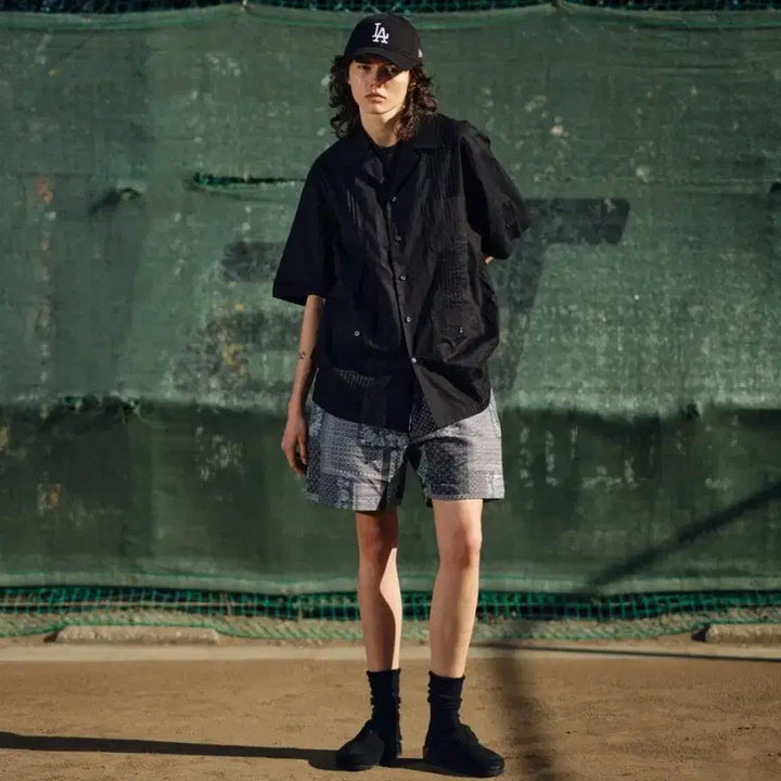 [BUNJANG] New Era Japan Black Label Linen Shirt (2XL) / 뉴에라 JAPAN 블랙라벨 (2XL) 린넨 셔츠