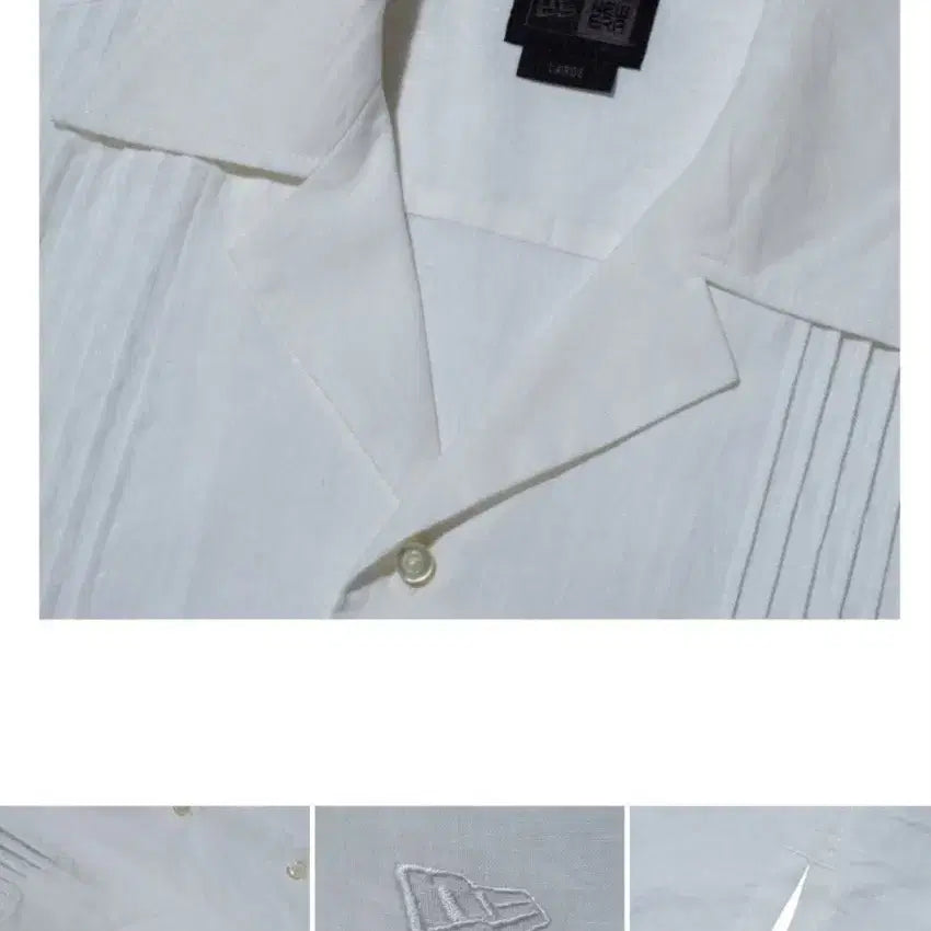[BUNJANG] New Era Japan Black Label Linen Shirt (2XL) / 뉴에라 JAPAN 블랙라벨 (2XL) 린넨 셔츠
