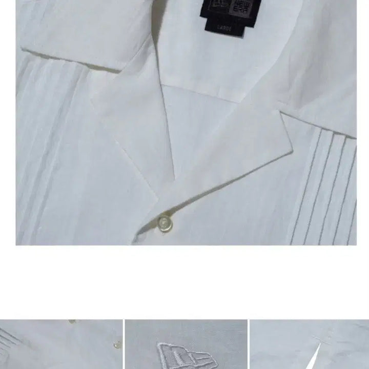 [BUNJANG] New Era Japan Black Label Linen Shirt (2XL) / 뉴에라 JAPAN 블랙라벨 (2XL) 린넨 셔츠