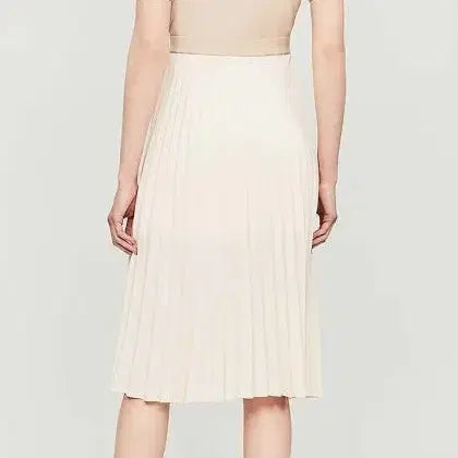 [BUNJANG] Sandro Ladis Beige Pleated Dress / 산드로 ladis 베이지 플리츠 원피스 38사이즈