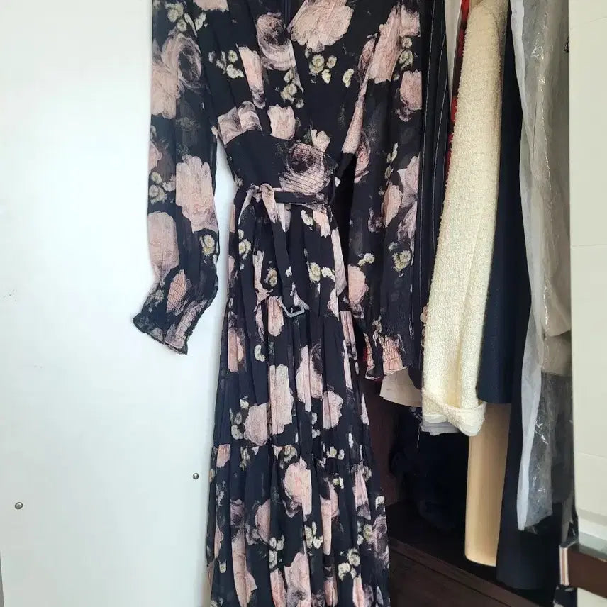 [BUNJANG] See-Through Long Dress / 시스루 롱뭔피스