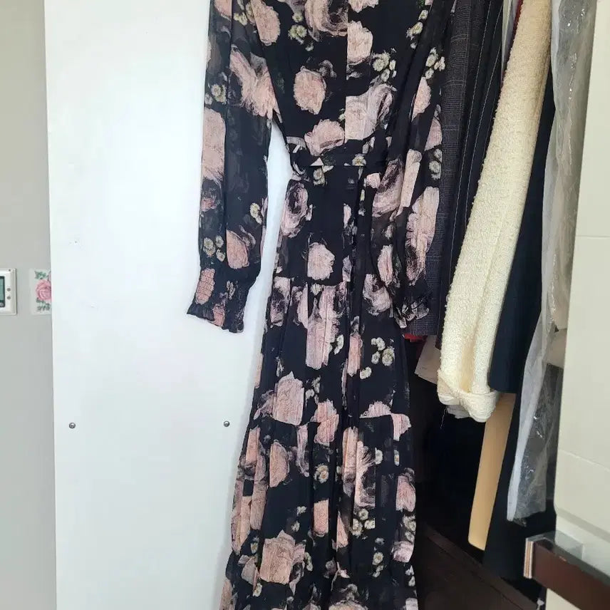 [BUNJANG] See-Through Long Dress / 시스루 롱뭔피스