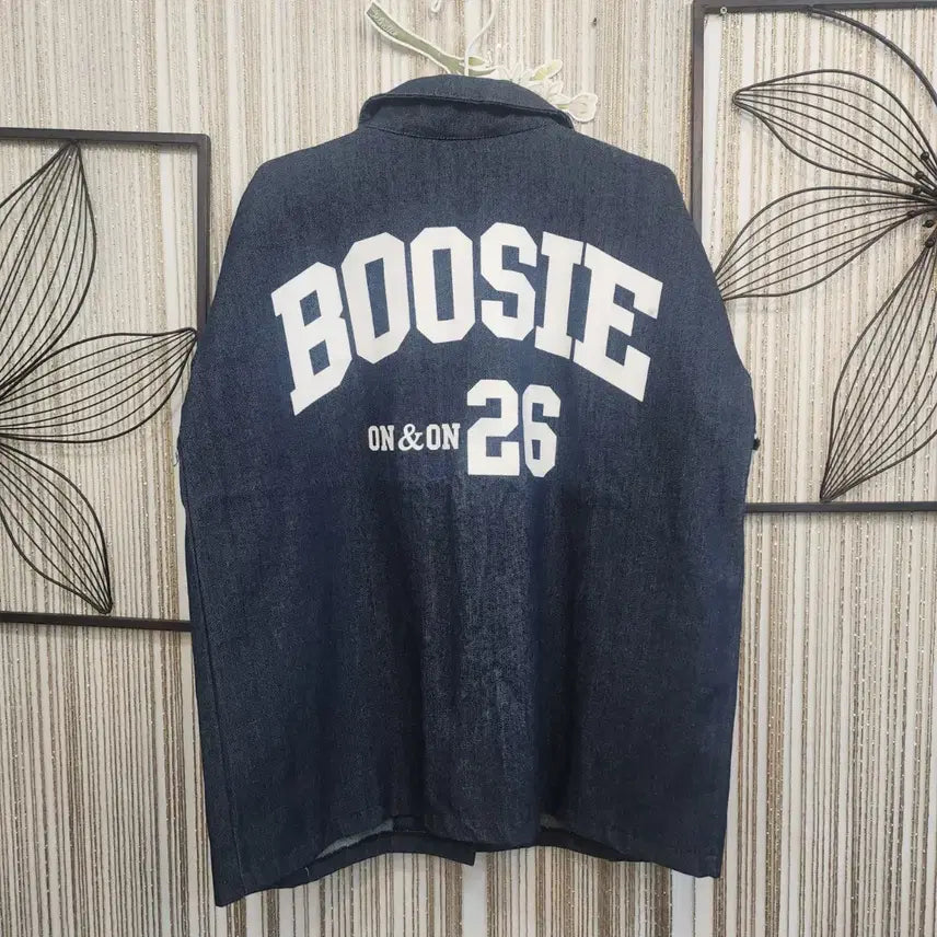 [BUNJANG] Denim Stripe Button Jacket / 데님  스트라이프 단추 자켓 free 걸치기 좋아요
