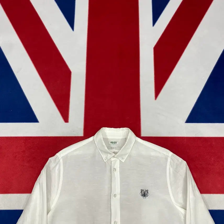 [BUNJANG] Kenzo Linen Shirt M / 겐조 린넨 셔츠 M