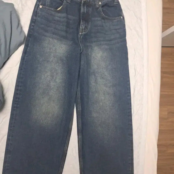 [BUNJANG] Known Wide Denim Pants Blue Size 0 / 노운 와이드 데님팬츠 판매합니다 0 블루