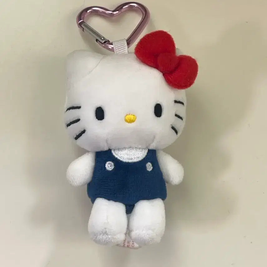 [SOLD OUT] 헬로키티 인형 키링 블루 멜빵