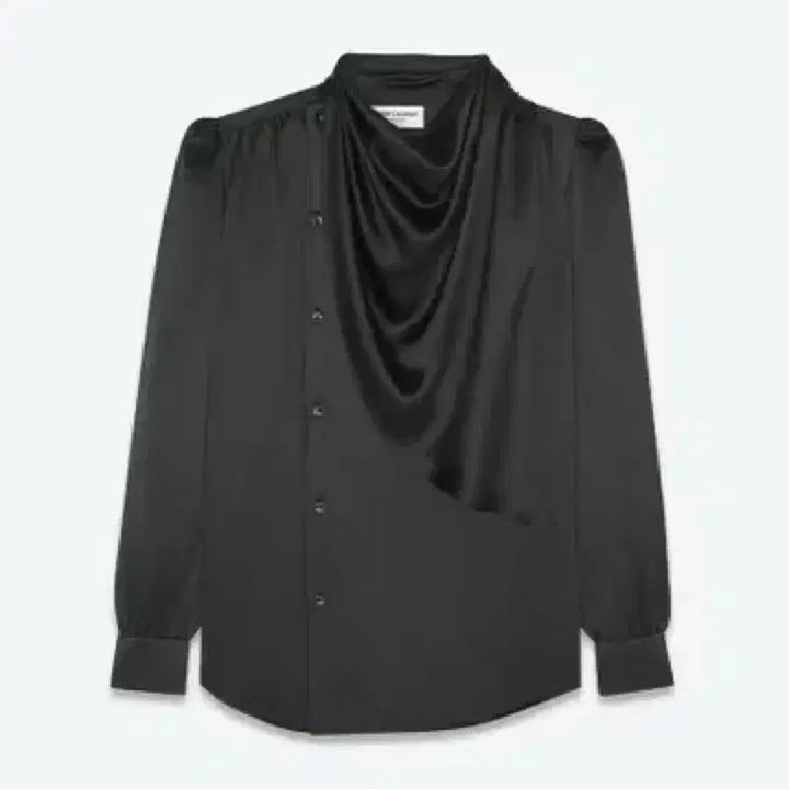 [BUNJANG] Saint Laurent Silk Scarf Shirt - Size 40 / (새상품)생로랑 스카프 실크 셔츠 - 40Size