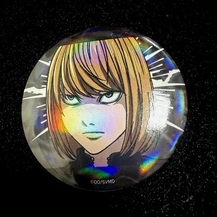 [BUNJANG] Death Note Mello Hologram Can Badge / 홍대 데스노트 콜라보 카페 멜로 홀로그램 캔뱃지