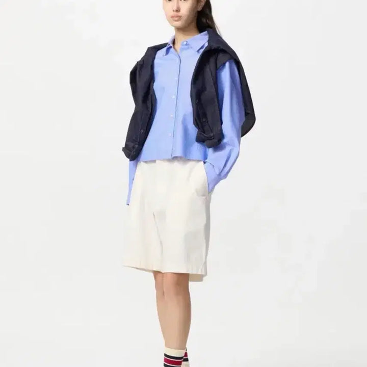 [BUNJANG] Uniqlo x JW Anderson Chino Shorts White 30 / 새상품 유니클로 x JW 앤더슨 치노 쇼트 반바지 30 화이트