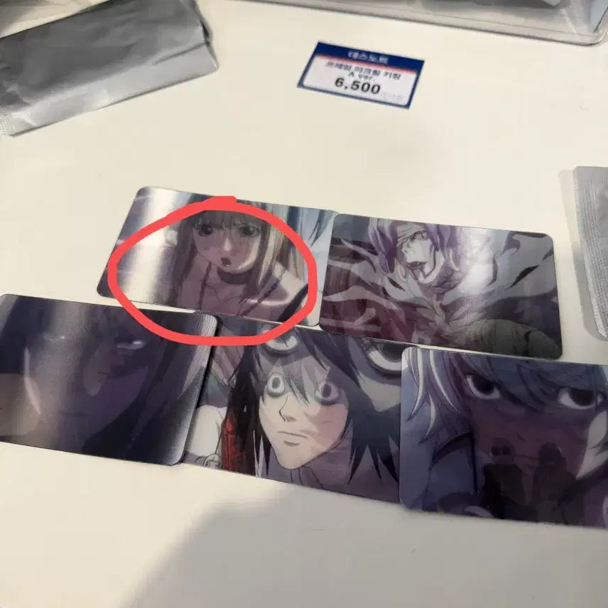 [BUNJANG] Death Note Cafe Misa Lenti Photocard / 홍대 데스노트 콜라보 카페 미사 랜티큘러 포토카드