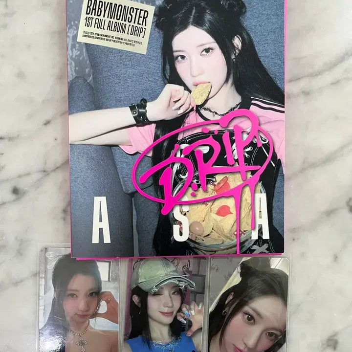 [BUNJANG] BABYMONSTER ASA DRIP Tag Album Unsealed / 베이비몬스터 DRIP 아사 태그 앨범 개봉 양도