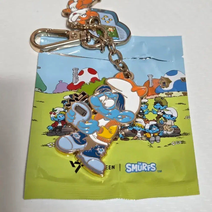 [BUNJANG] SEVENTEEN Wonwoo Smurf Keyring / 세븐틴 이삭토스트 스머프 키링 원우 팝니다