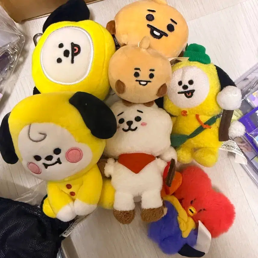 [BUNJANG] BT21 Collection of Plush Keyrings / 방탄소년단 BT21 인형 키링 모음