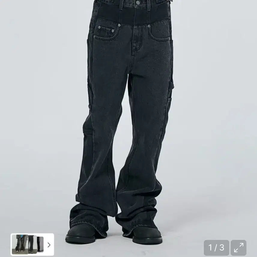 [BUNJANG] Skisminducing FR Boots Cut Denim Pants / 새상품) 스키즘인듀싱 FR 부츠컷 데님 팬츠