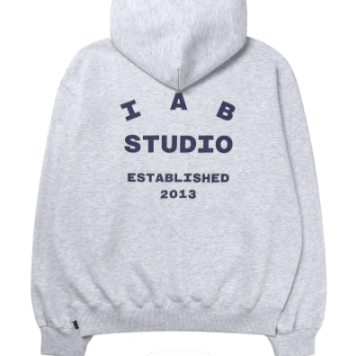 [BUNJANG] Iab Studio 25 Hoodie Light Gray Navy XXL / 아이앱 스튜디오 25 후드 라이트 그레이 네이비 XXL