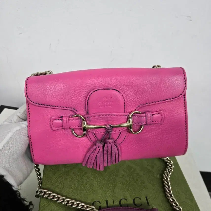 [BUNJANG] Gucci Horsebit Tassel Crossbody Bag / [정품] 구찌 홀스빗 태슬 크로스백