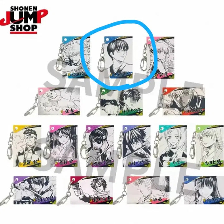 [BUNJANG] Gintama Shinsuke Shimura Original Art Acrylic Keyring / 급처 새상품 은혼 중프샵 아크릴 키링 신파치 원화