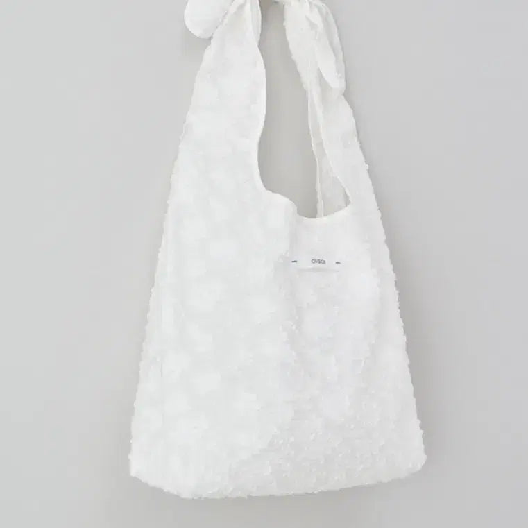 [BUNJANG] Obov Flower Bag White / 오브오브 플라워 백 화이트