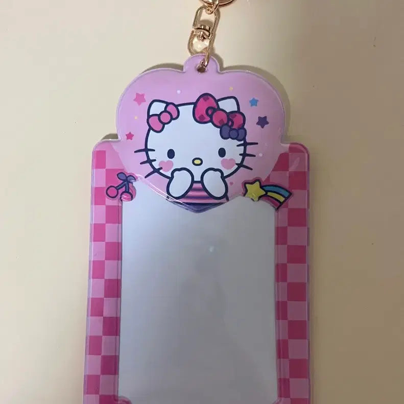 [BUNJANG] Sanrio Hello Kitty Pink Photocard Holder / 산리오 헬로키티 핑크 포카홀더