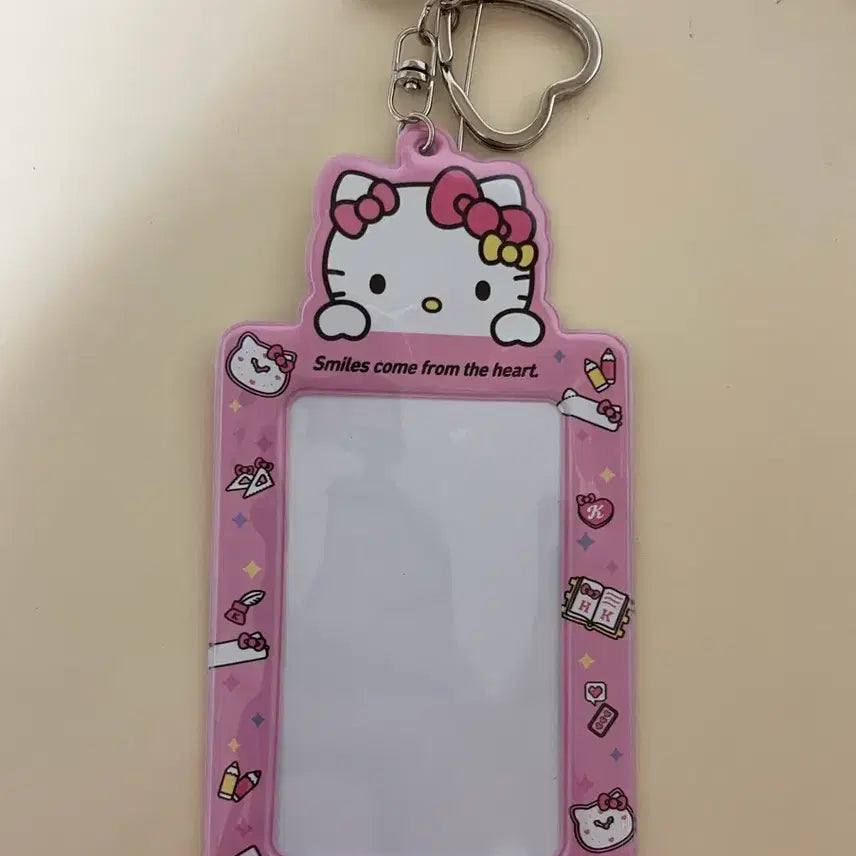 [BUNJANG] Sanrio Hello Kitty Pink Photocard Holder / 산리오 헬로키티 핑크 포카홀더