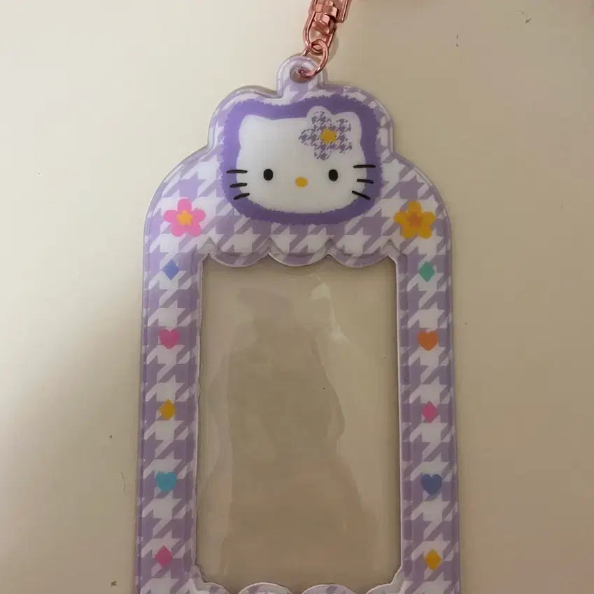 [BUNJANG] Sanrio Hello Kitty Photocard Holder / 산리오 헬로키티 보라색 포카홀더