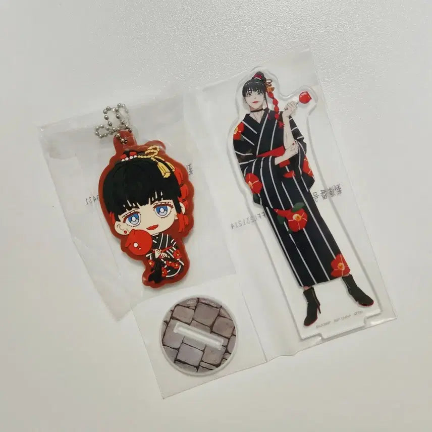 [BUNJANG] Winbre Tsubaki no Ichiban Kuji Acrylic Stand, Rubber Charm, Lanyard Bundle Set / [2개일괄] 윈브레 츠바키노 이찌방쿠지 아크릴 스탠드 러버참 라바스트랩