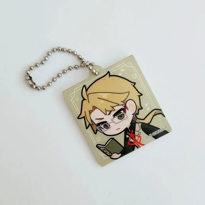 [BUNJANG] Bungo Stray Dogs Kunikida Doppo Acrylic Ball Chain Keyring / 문호 스트레이독스 문스독 쿠니키다 돗포 아크릴 볼체인 키링 양도