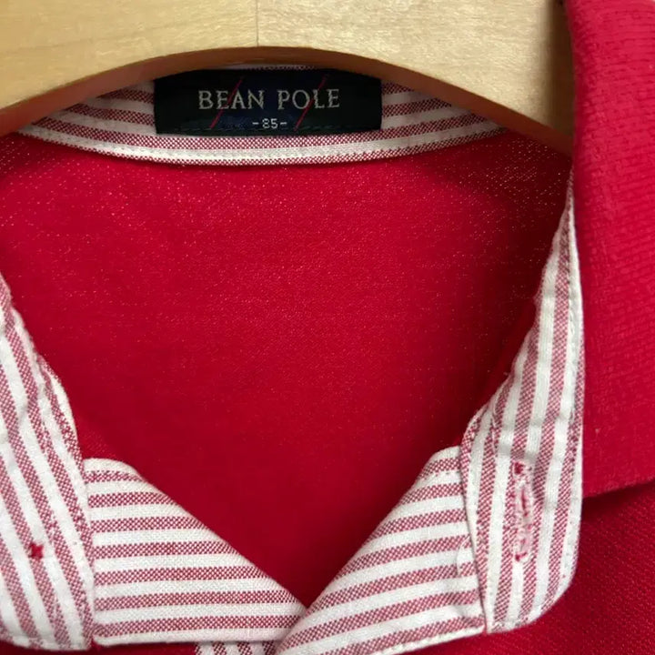 [BUNJANG] Beanpole Red Polo Shirt / 빈폴 반팔카라티 85