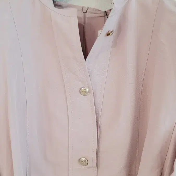 [BUNJANG] SJSJ Notch Neckline Lilac Long Dress / SJSJ새상품 노치넥  원피스82