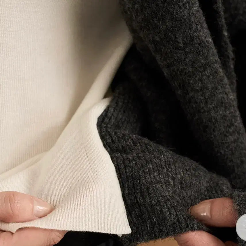 [BUNJANG] Gonggu Woman Layered Cardigan / 공구우먼 레이어드가디건 빅사이즈