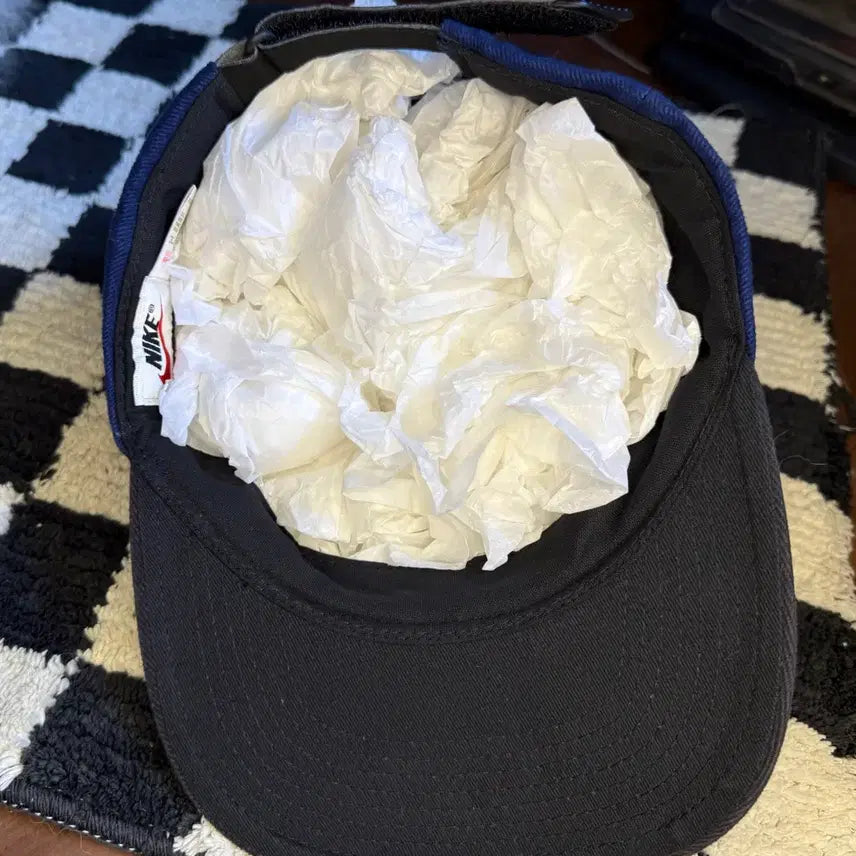 [BUNJANG] Nike Vintage 3D Oval Rubber Logo Snapback Cap / [새상품]90s 나이키 빈티지 3D 타원형 고무 로고 스냅백